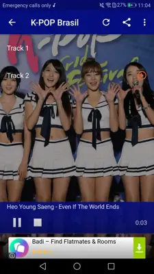 Live K-Pop Radio android App screenshot 0