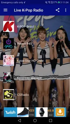 Live K-Pop Radio android App screenshot 2